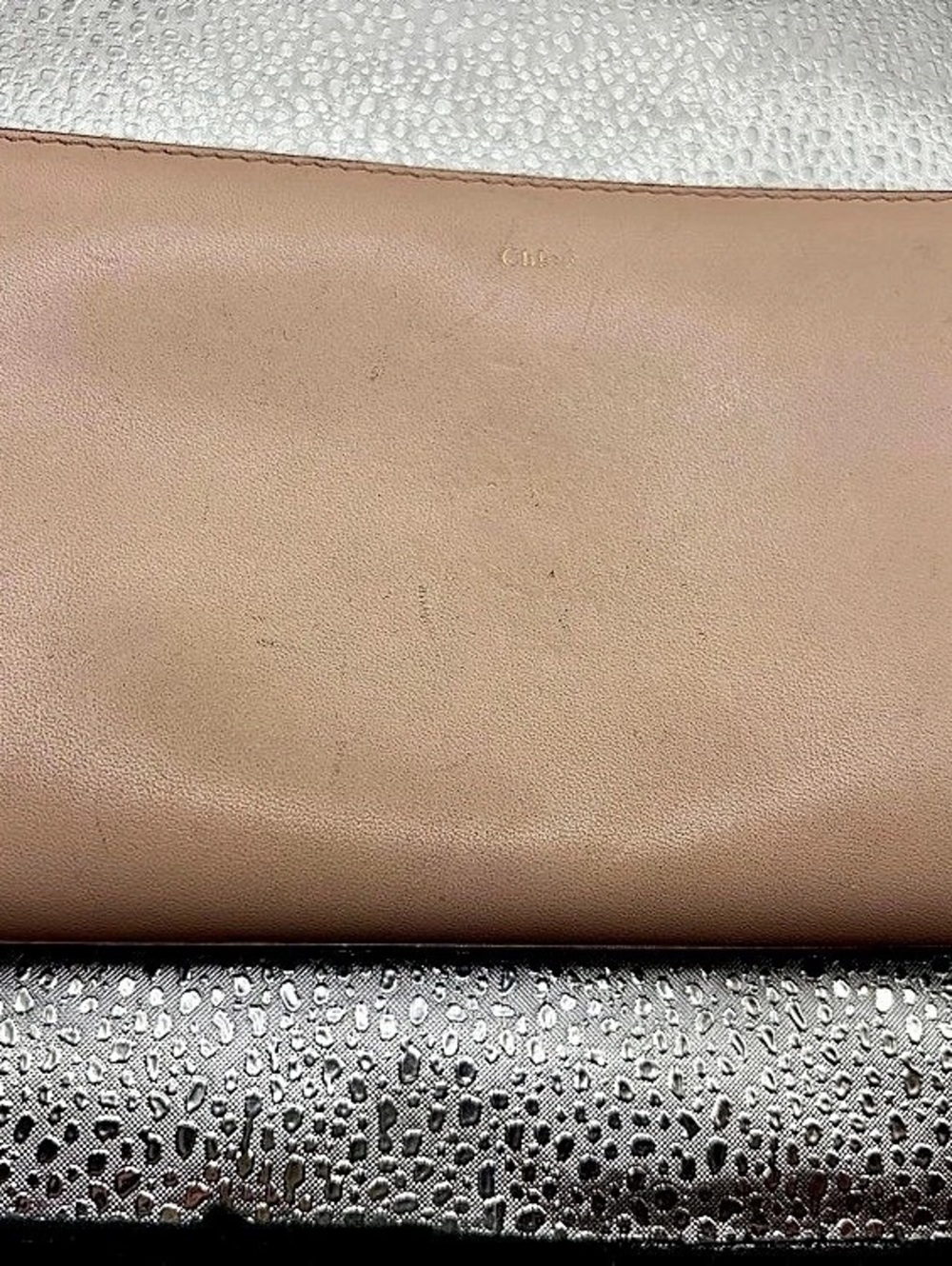 Chloé Elsie Zip Around Wallet Pink & Black